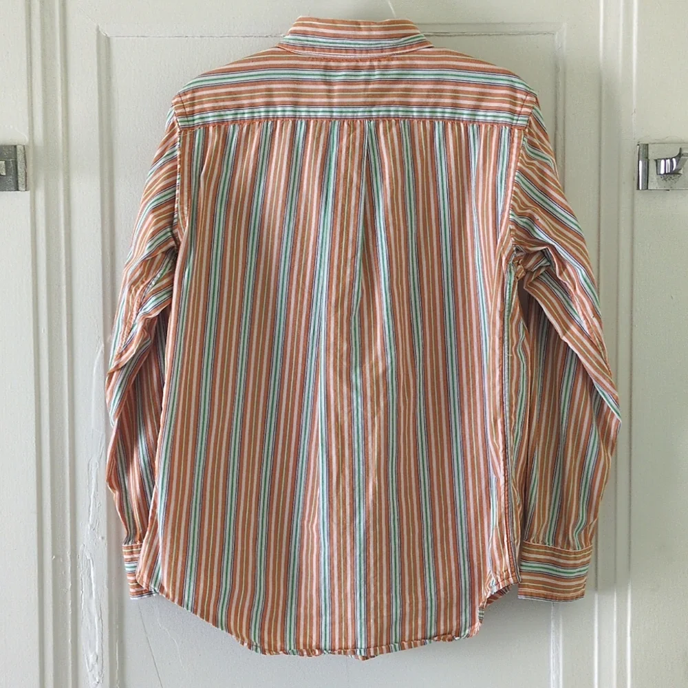 Ralph Lauren Vertical Stripe Button Down Shirt